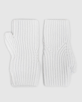 Allude Blue cashmere mittens 26511227
