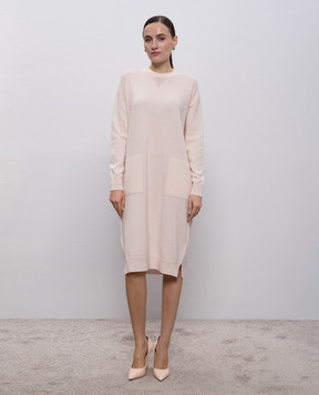 Peserico Pink dress made of wool, silk and cashmere S92214F129018C