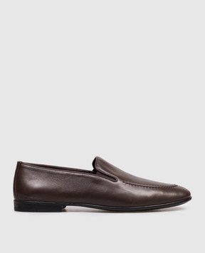 Stefano Ricci Brown leather loafers UC38G2361NPS