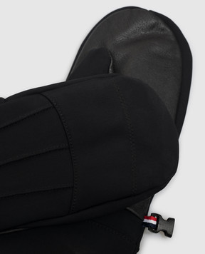 Fusalp Black combined ski gloves GLACIER MITTEN A3729