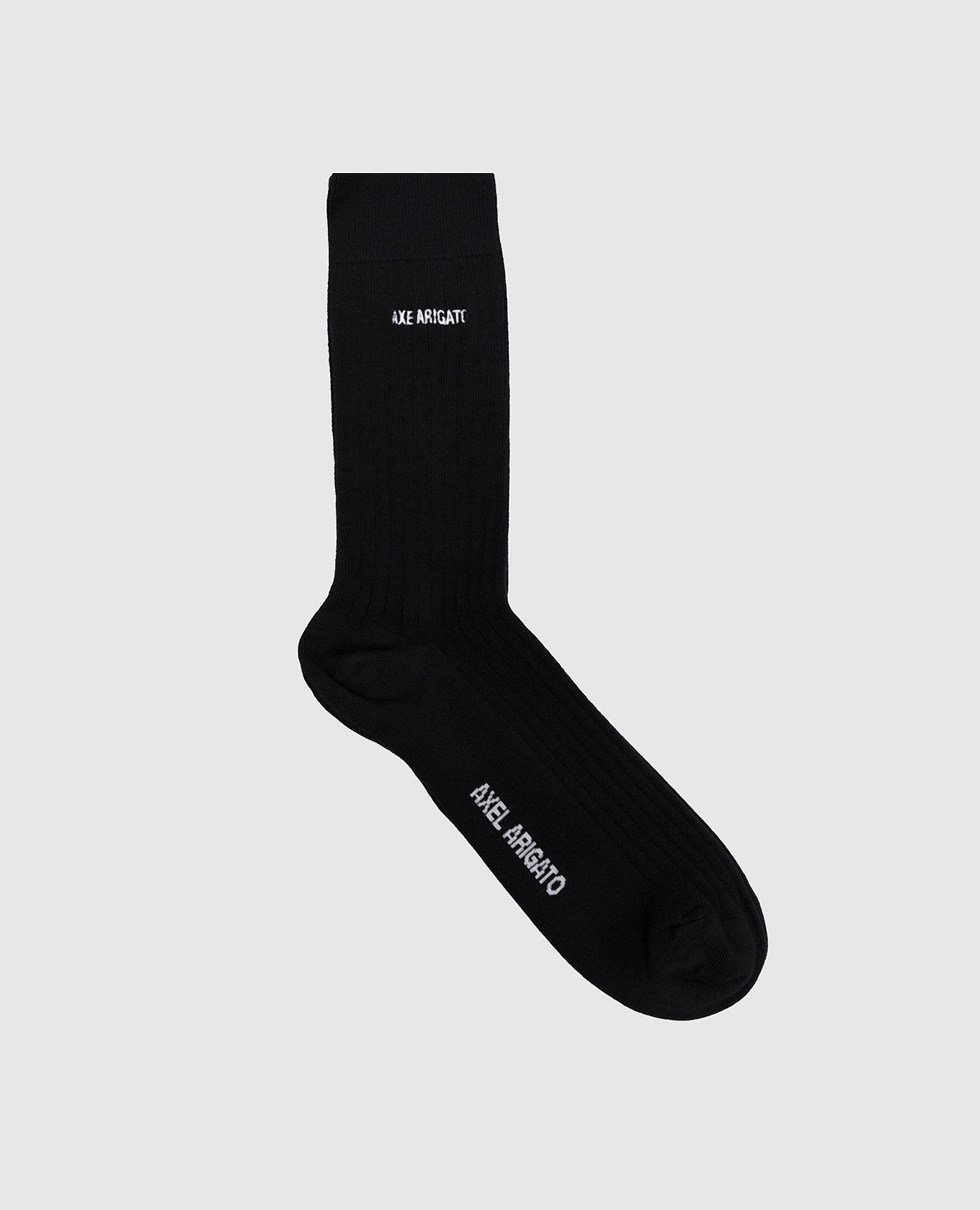 Black socks with logo embroidery Axel Arigato