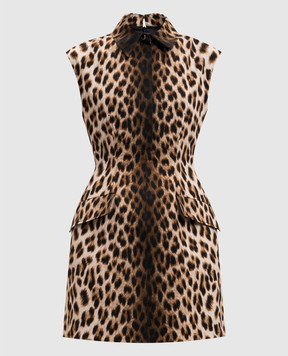 Max Mara Sportmax SPXLONZA leopard print dress SPXLONZA