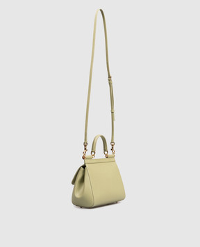 Dolce&Gabbana Green leather bag Sicily BB6003B1001