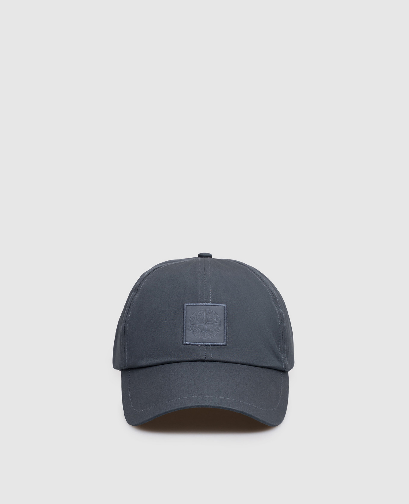 

Blue cap with logo patch Stone Island
