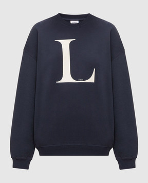 Vetements Blue sweatshirt with print MH27CN181N