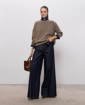 Max Mara Weekend Brown SIBARI wool sweater WKDSIBARI