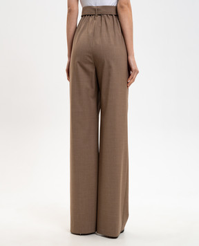Max Mara Brown SALPA wool trousers MXMSALPA