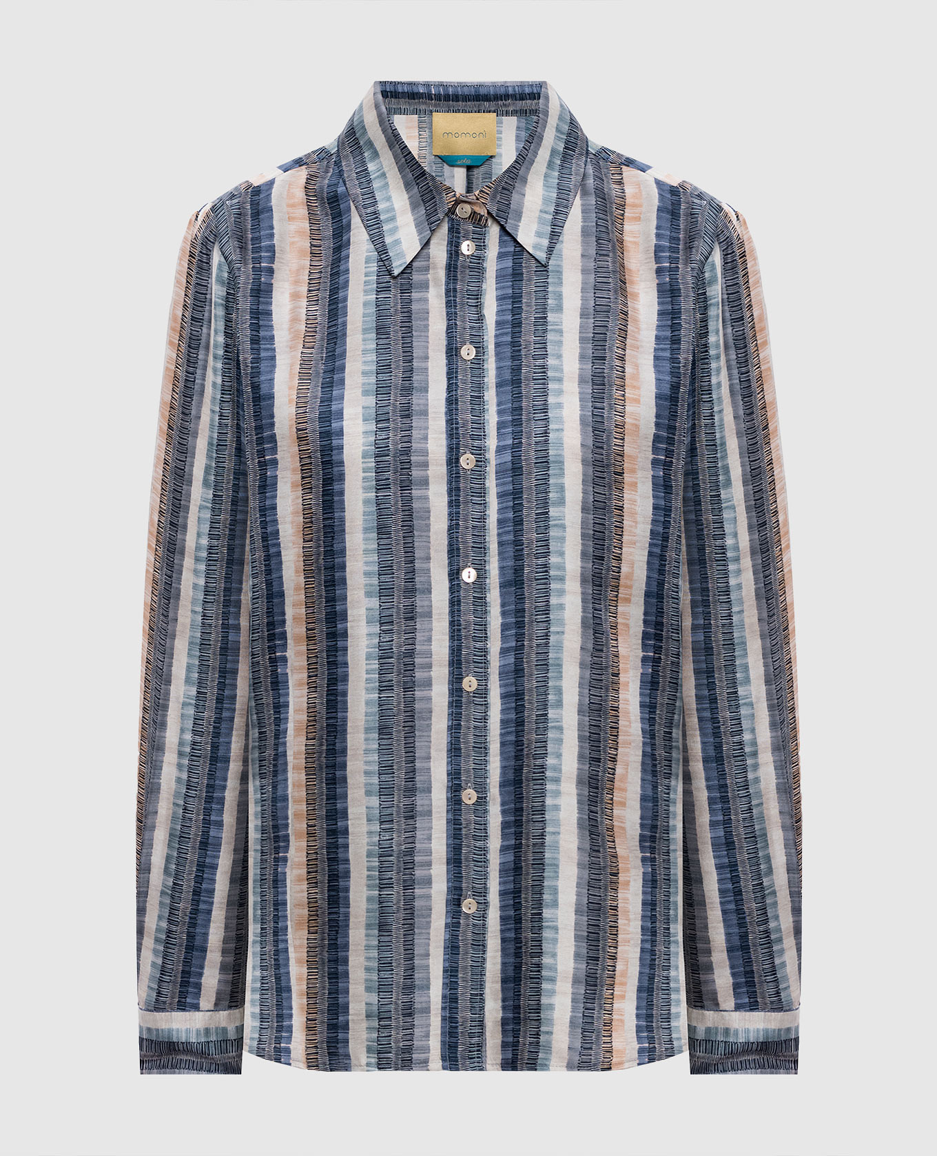 

ARLES silk blouse Momoni, Blue