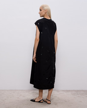 Y`S Yamamoto Black midi dress YQD05025