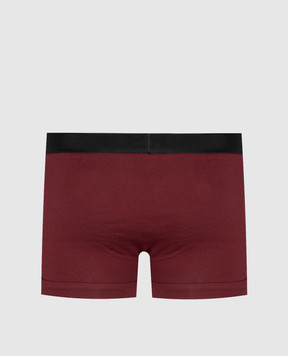 Tom Ford Burgundy boxer briefs with logo pattern T4LC31040