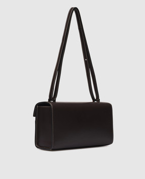 Savette Brown leather Symmetry bag H01001