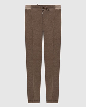 Doriani Cashmere Brown wool pants P161CSF19T125