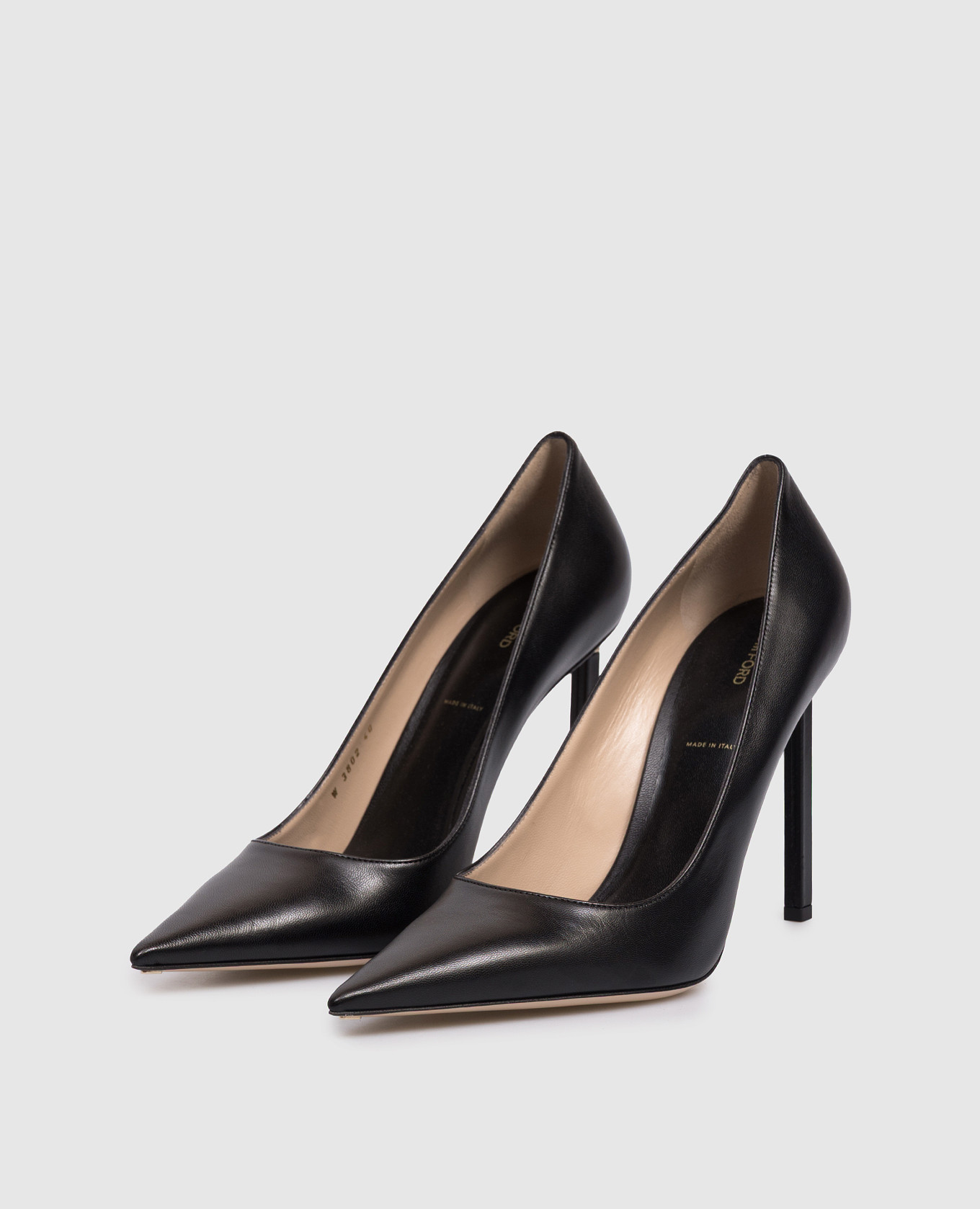 

Black leather shoes SHINY Tom Ford