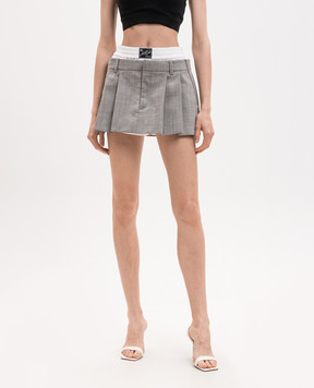 Alexander Wang Gray wool skirt-shorts 1WC3265416