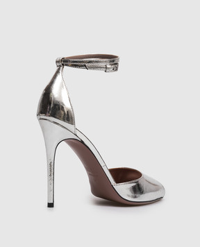 Paris Texas Silver leather shoes VERA PX1870XWRML