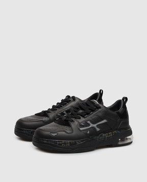 Premiata Drake black leather sneakers DRAKE