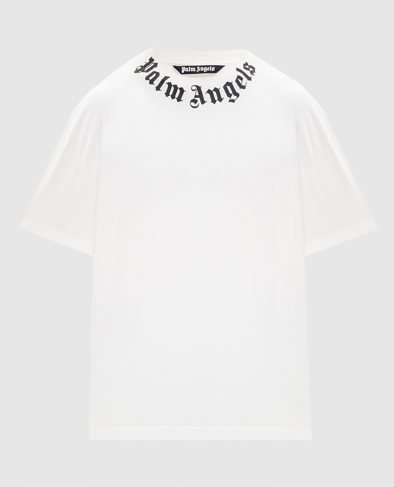 Ivory T-shirt with contrast logo