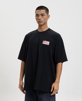 Vetements Black T-shirt ME76TR228Bm