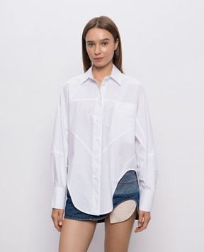The Attico White shirt with logo embroidery 261WCH00049CCC052AA