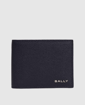 Bally Blue wallet with textured logo MLW08JVT574