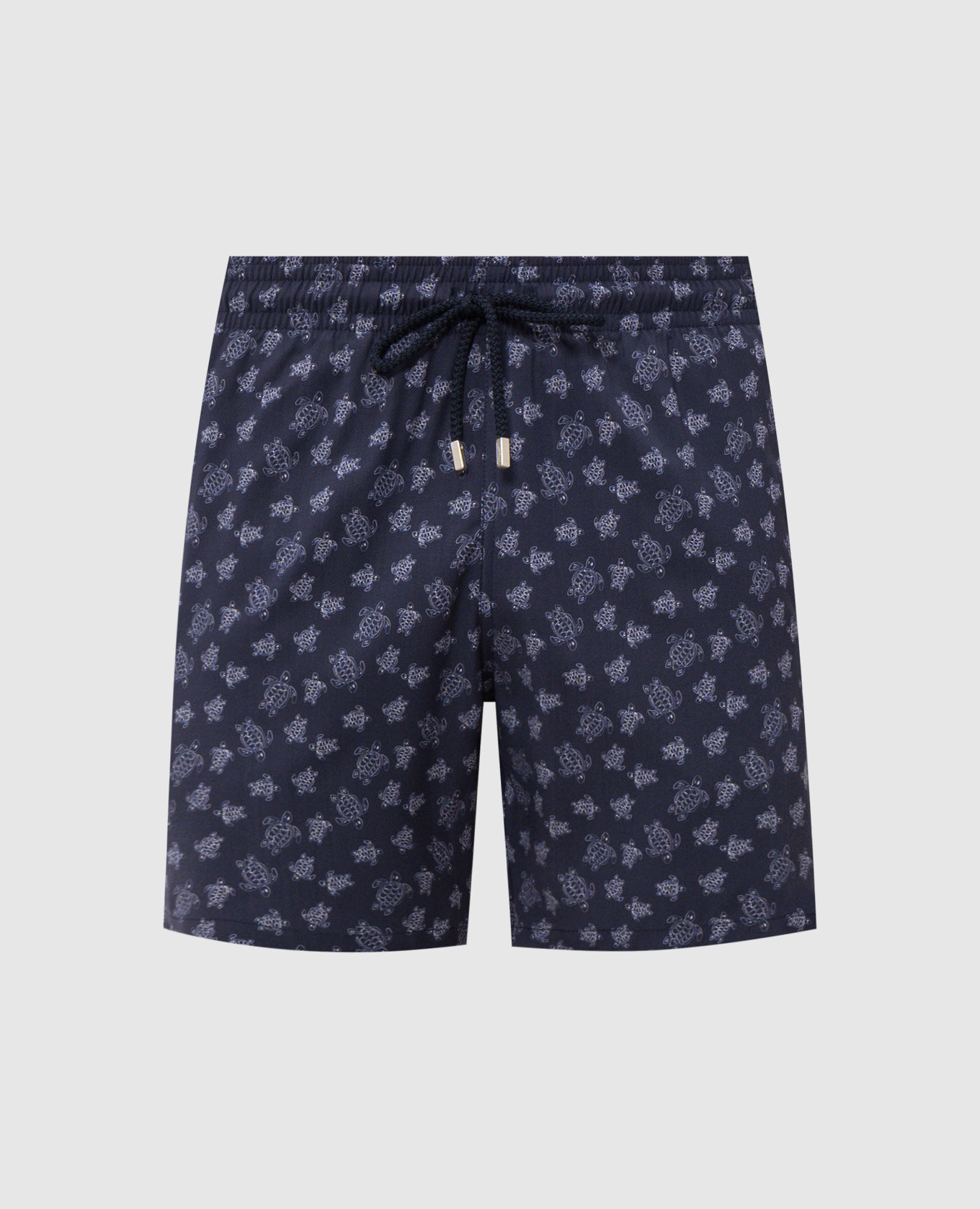 Blue printed wool swim shorts Vilebrequin