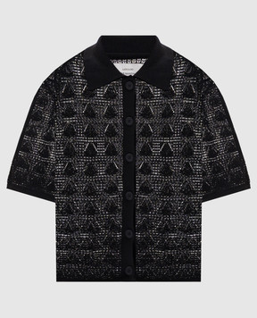 Loulou de Saison Black openwork cardigan SIANI SIANI