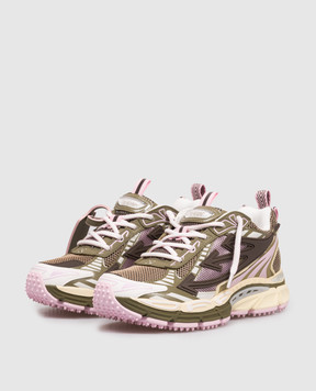 Off-White Be Right Back khaki combination sneakers OWIA289S26FAB002