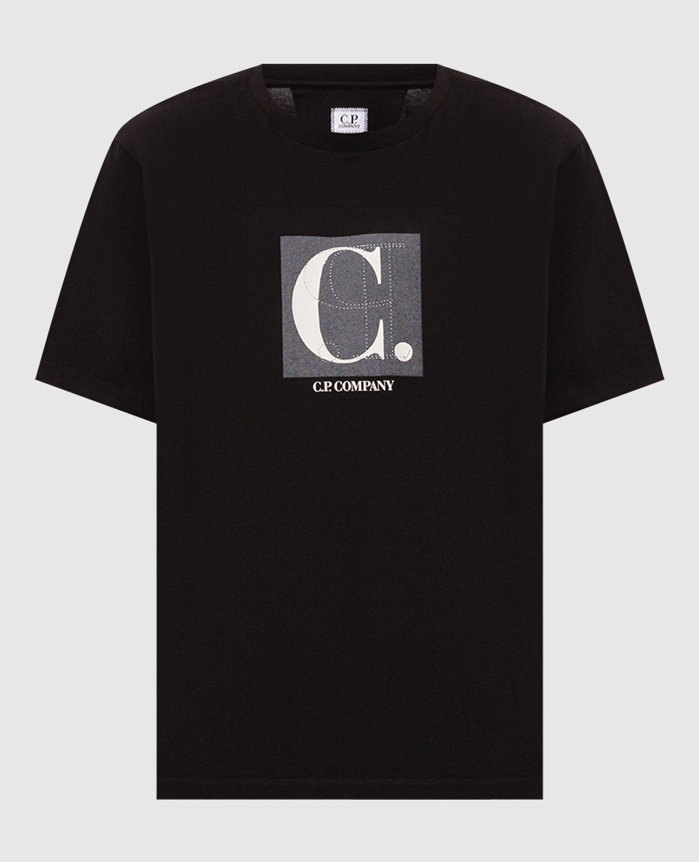 Black T-shirt with print