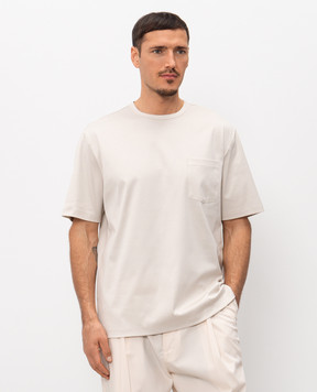 Agnona Ivory T-shirt TT09U1YY2066