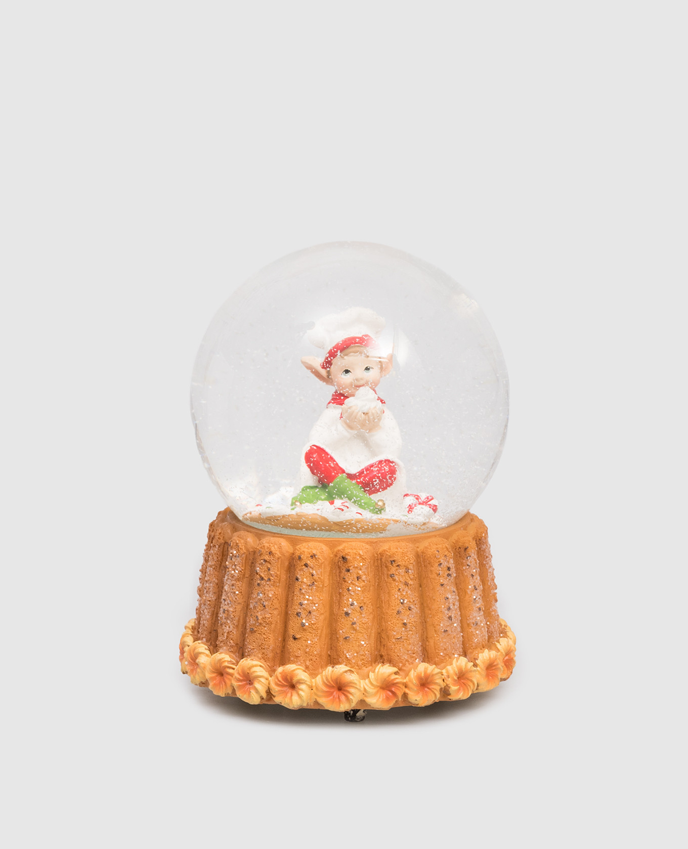 

Musical Elf Snow Globe EDG, Brown