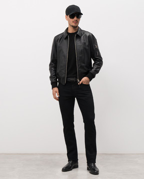Tom Ford Black leather jacket LBS086LMN035