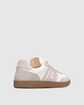 Balmain White leather Swan sneakers HN1VI735LBEW