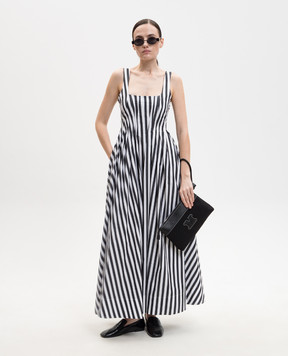 Max Mara Sportmax White striped dress FILMATO SPXFILMATO