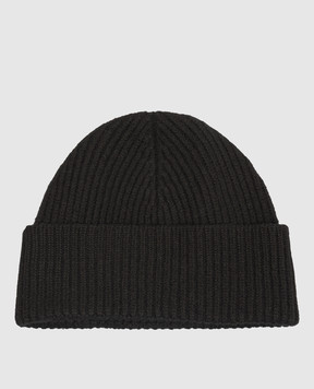 Ami Paris Black wool hat UBO006018m