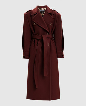Dolce&Gabbana Terracotta double-breasted wool coat F0Y38THU2B1