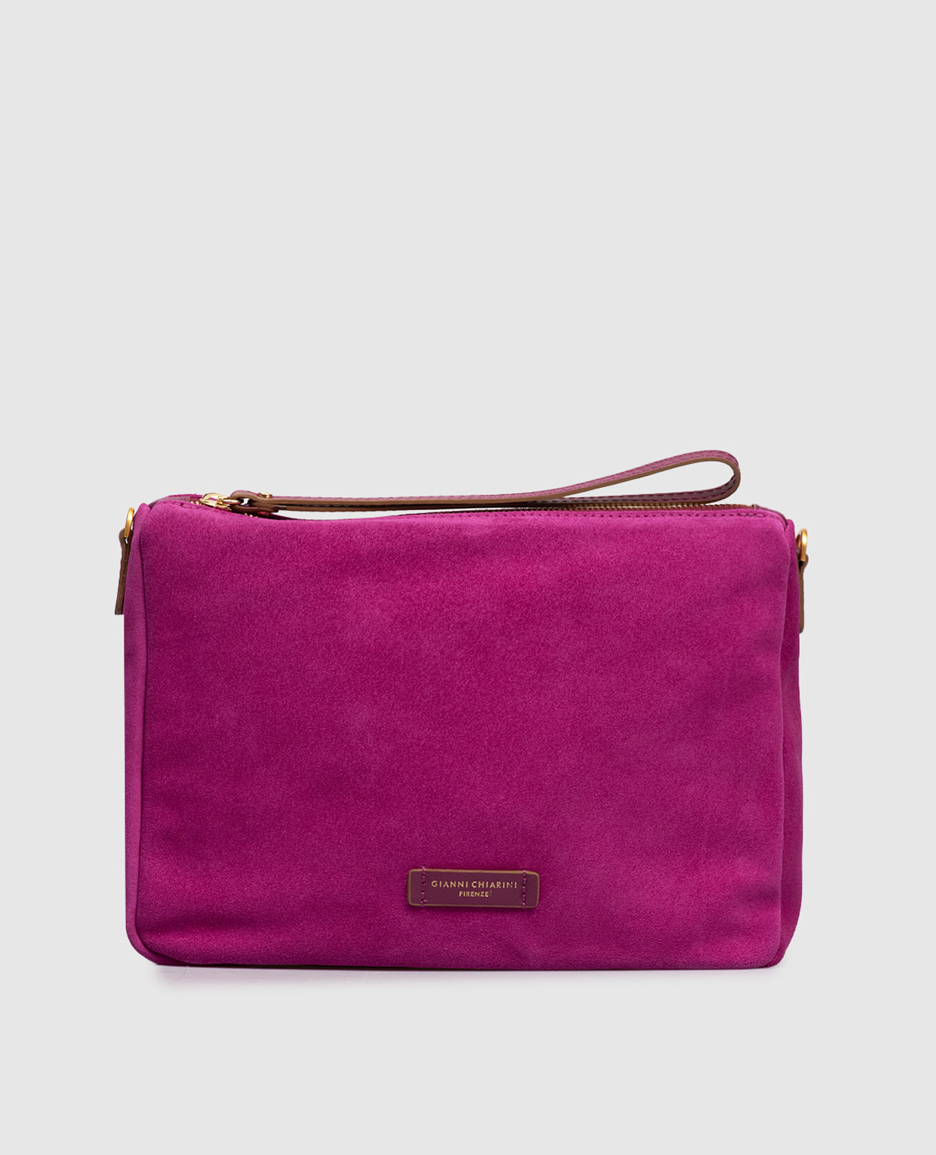 

Purple suede Nora bag Gianni Chiarini, Violet