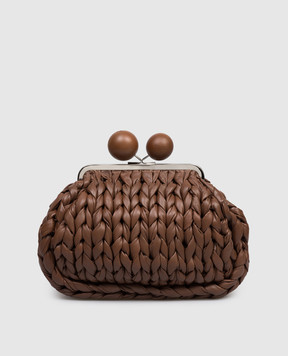 Max Mara Weekend Brown leather bag Pasticcino WKALIBERO
