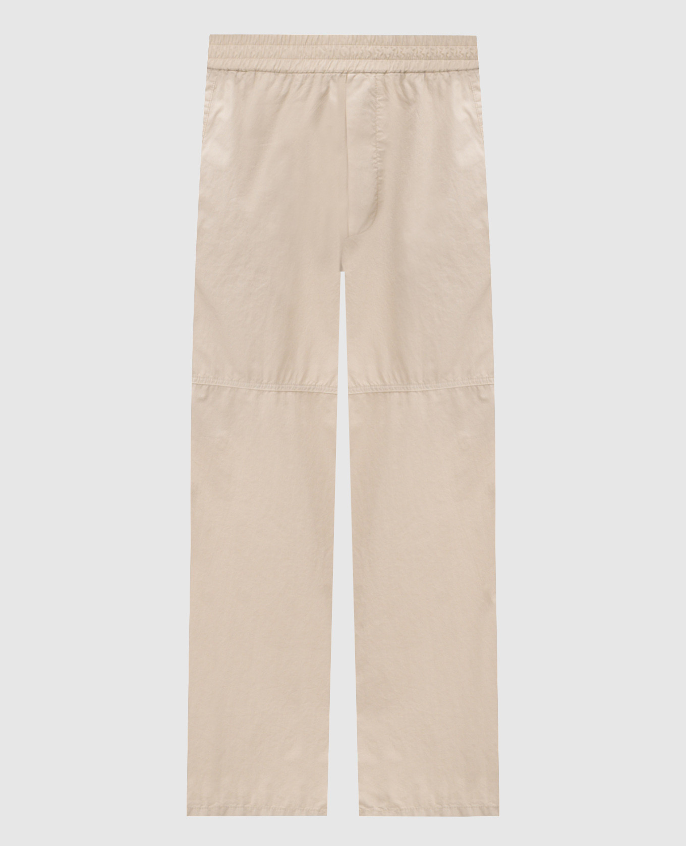 Beige cargo pants with logo embroidery Iceberg