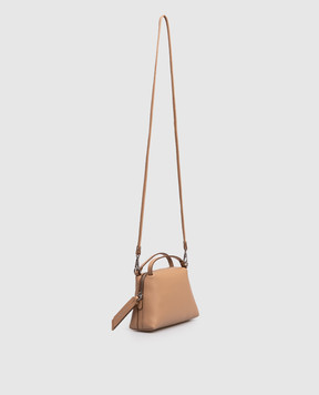 Gianni Chiarini Alifa beige leather crossbody bag BS8145COMMGRN