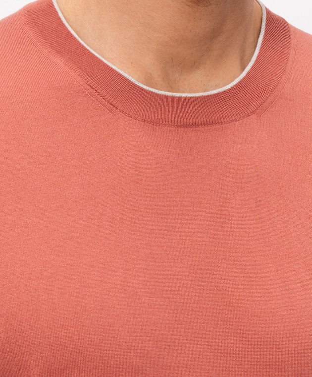 Brunello Cucinelli - Pink T-shirt M29805200 - shop with Bulgaria