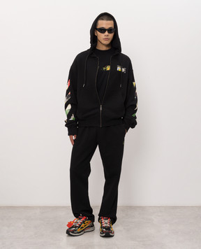 Off-White Black Industrial Arrow sports jacket 44MBE02EF26F001