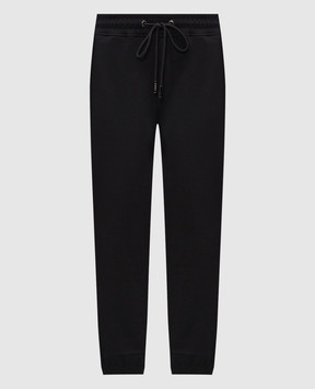 Iceberg Black joggers with logo patch B030630A
