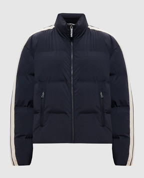 Palm Angels Black jacket with logo print PAWEJ001FB001