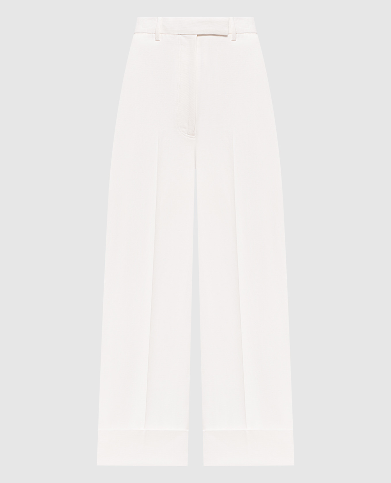 Ivory trousers with lapels Thom Browne