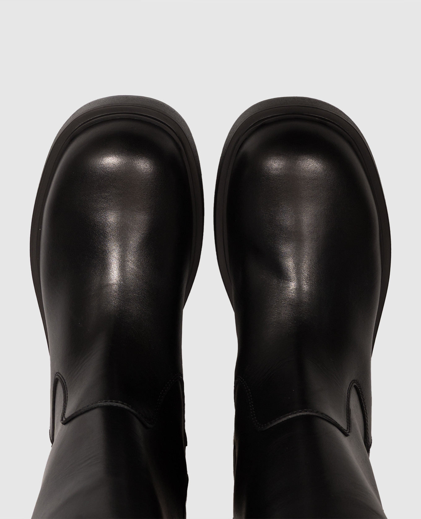 Black leather boots with branded patches Giuseppe Zanotti 4