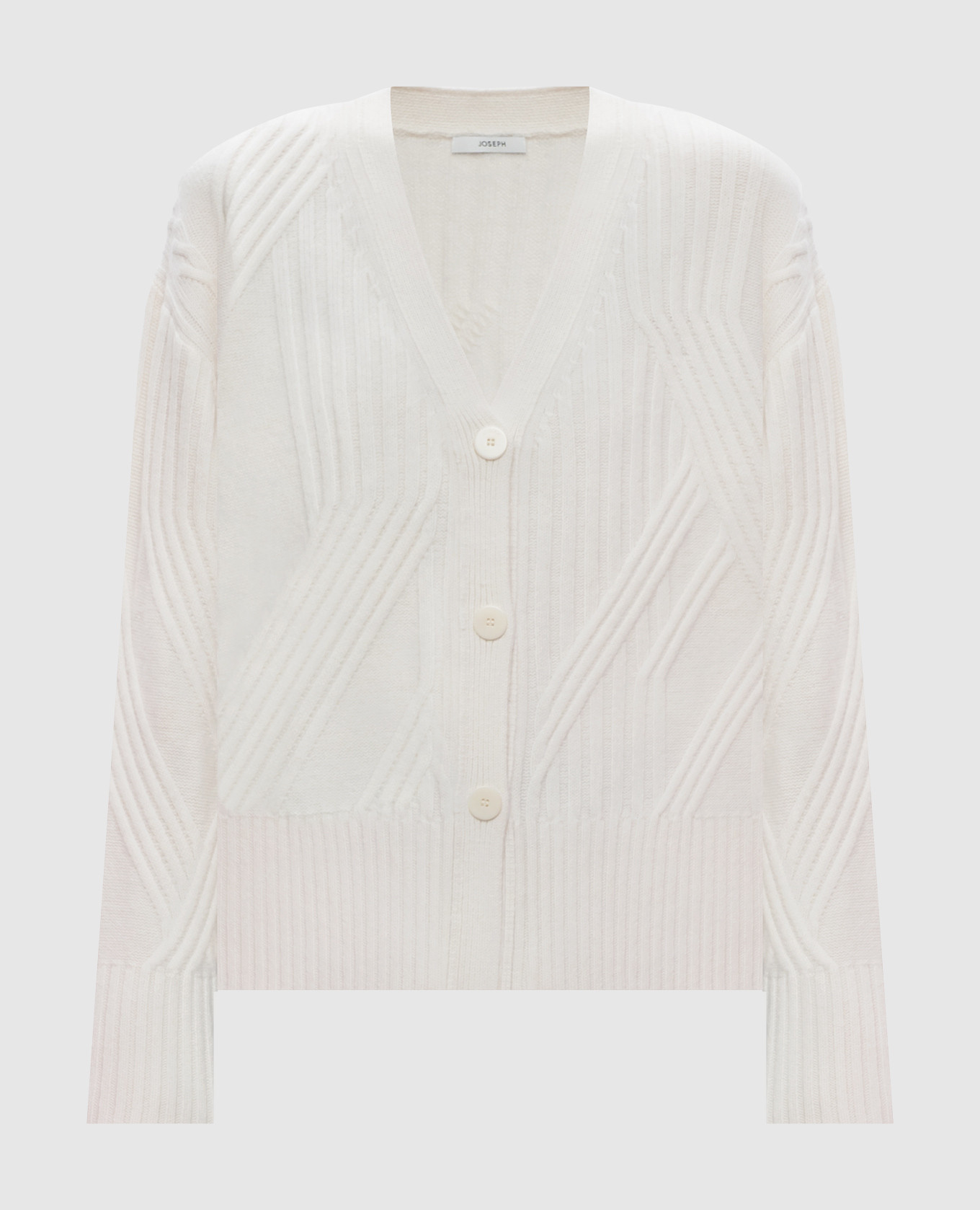 Aristea ivory wool cardigan JOSEPH
