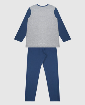 Story Loris Children's blue pajamas 17092