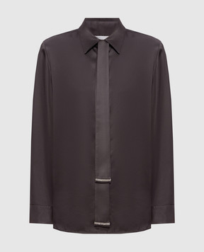 Peserico Gray blouse A06293A06638