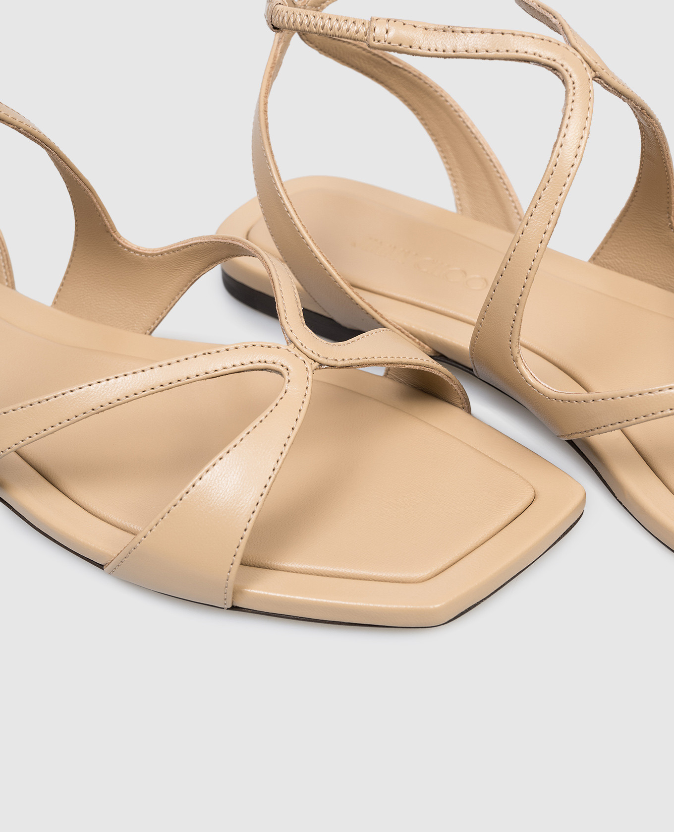 

Beige leather sandals Ayla Jimmy Choo