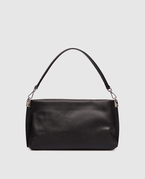 Gianni Chiarini Black Leather Fanny Crossbody Bag BS12734COMMGRN